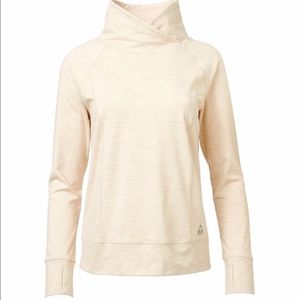 Gerry Oatmeal Cowl Pullover Sweater Small